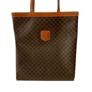 Celine Brown and Tan Tote Bag